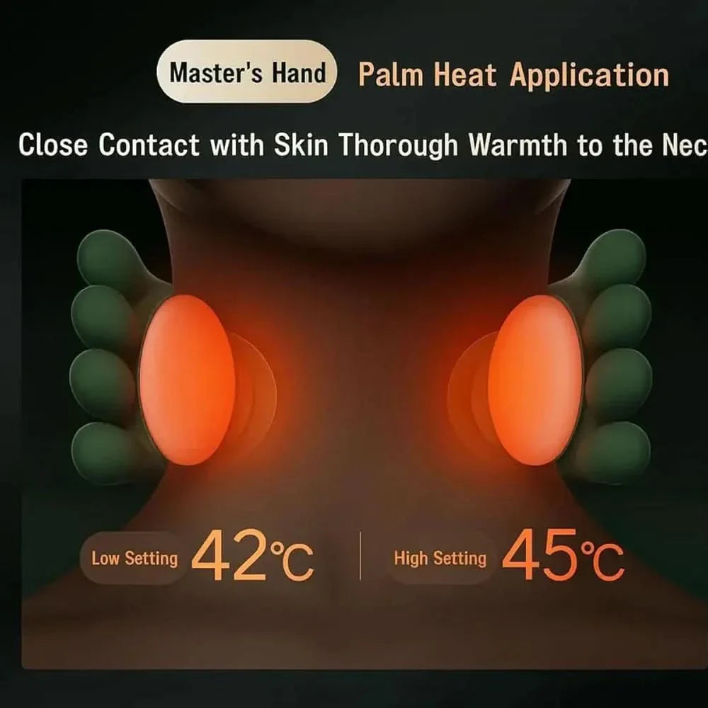 DeepRelief Heated 4D Bionic Neck And Back Massager