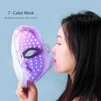 7 Colors Led Face Mask With Neck